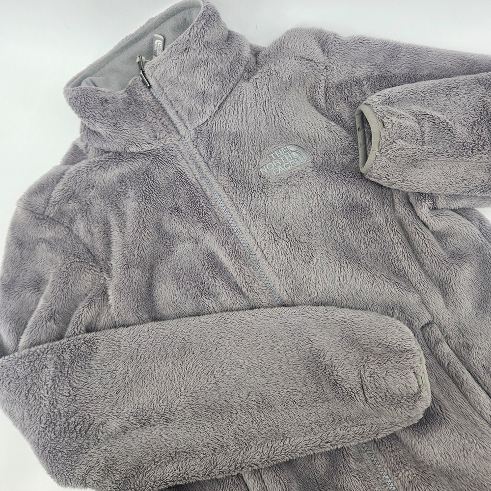 The North Face Womens Small Osito Jacket Fleece Grey Full Zip